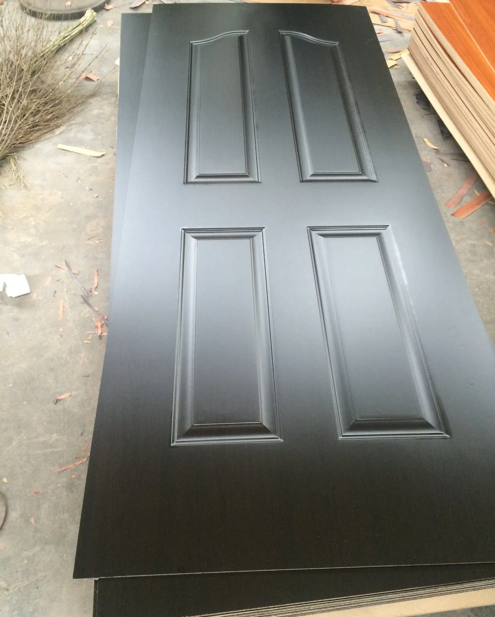 Wood Veneer White Primer Melamine Door Skin