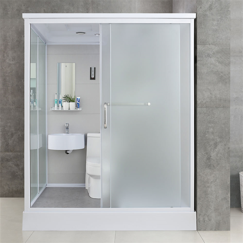 Relax Modern Prefab Bathroom Unit Shower Room with Toilet Prefab Modular Unit All in One Bathroom Pods Ceiling Integrated Bathroom Heater