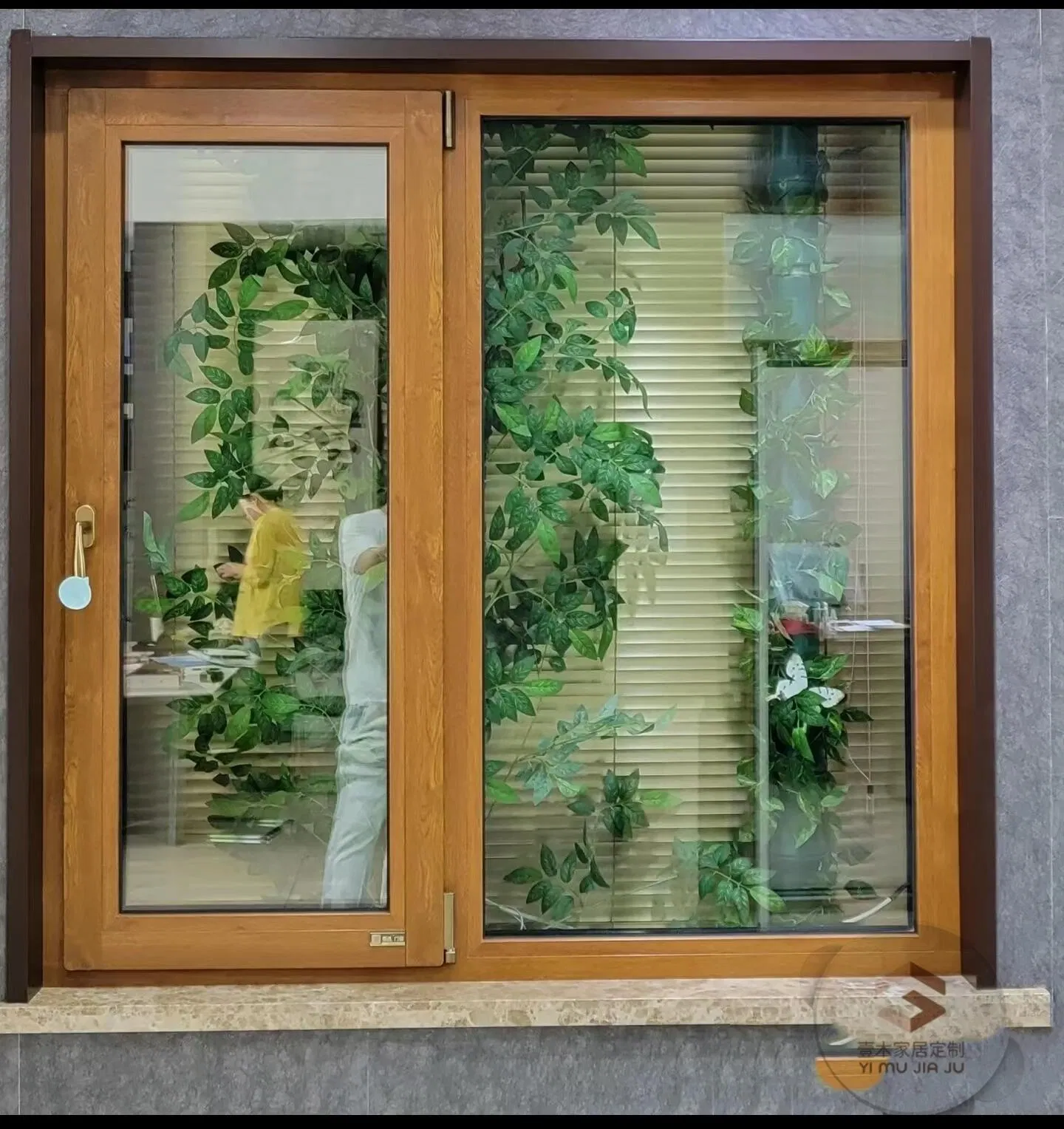 Durable High Standard Quality UPVC Swing Window Indoor Decorative Window