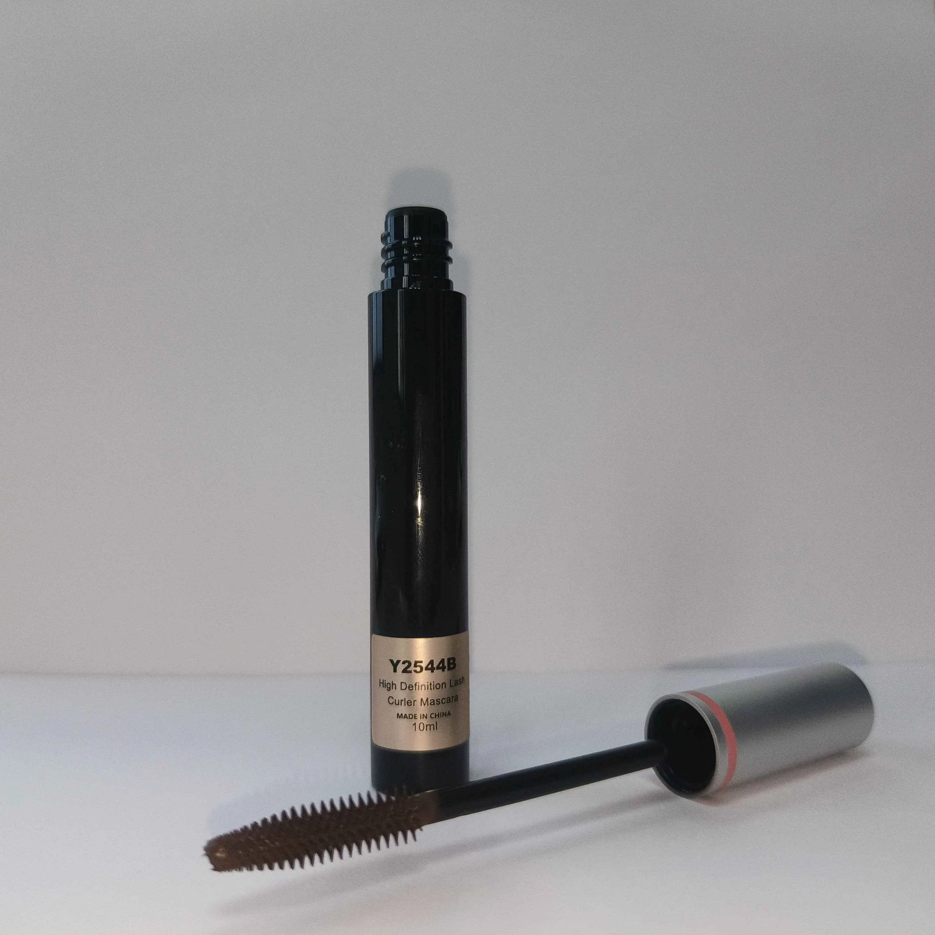 Factory Wholesale Lengthening Mascara, Private Label with Shimmer Effect