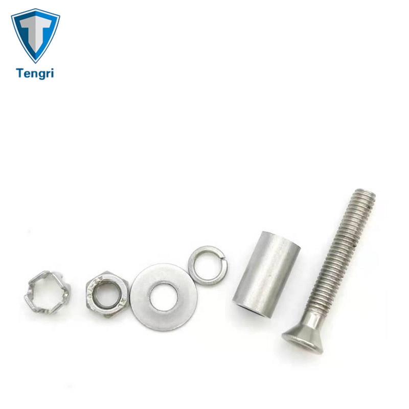 Анкерный болт из нержавеющей стали 304 с гайкой и гильзой