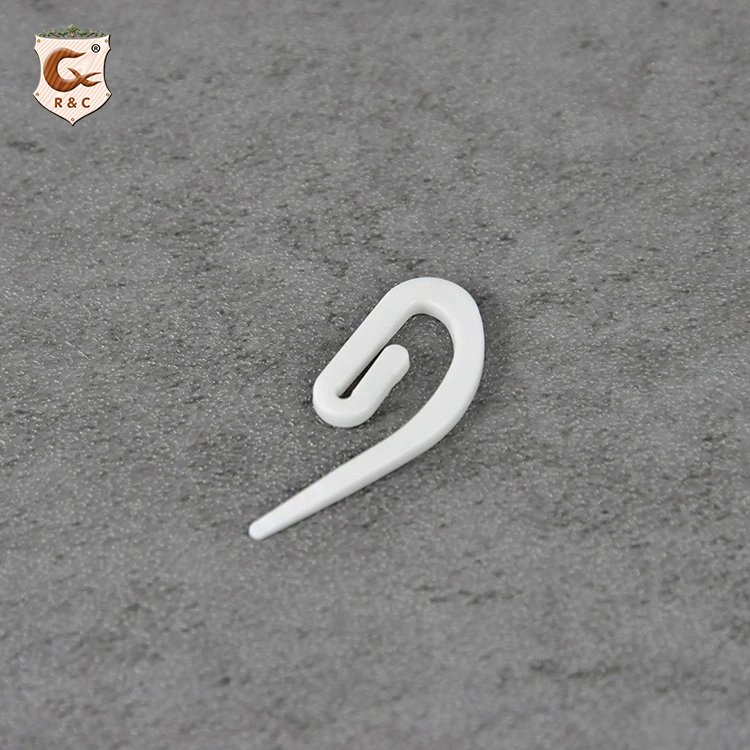 High Quality Plastic Curtain Hooks Pins Windows White Curtain Hook