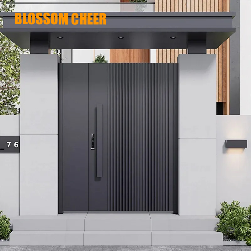 Electric Aluminum Sliding Gate for Villa Courtyard Automatic Driveway Entrance Door