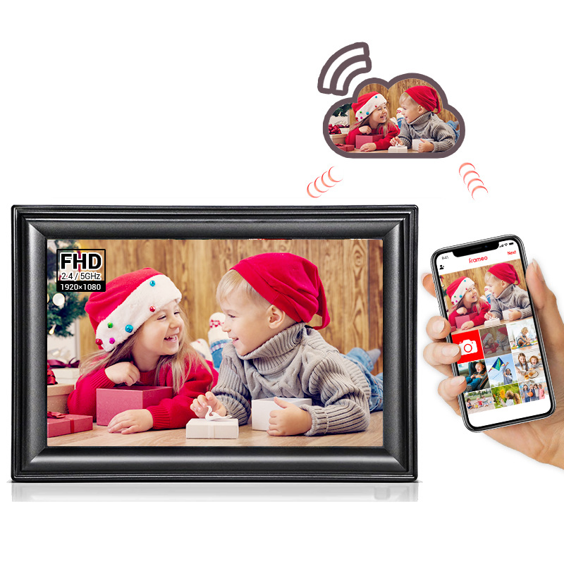 10.1 Inch WiFi Video Image Player 16GB Storage Smart Cloud Photo Frame