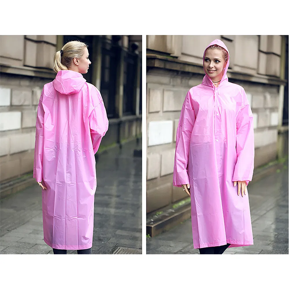 Versatile Reusable Raincoats with Adjustable Features for Comfortable