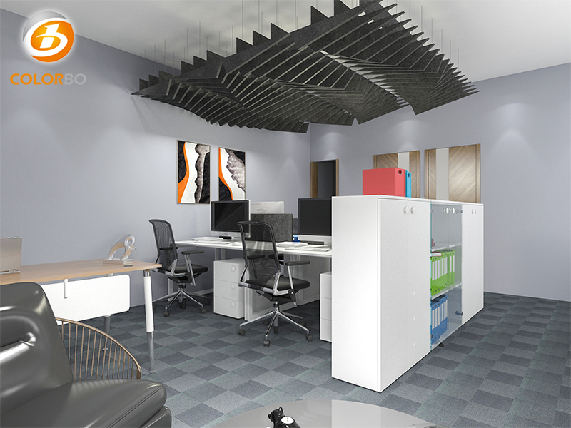 Premium Sound Absorbing Polyester Fiber Ceiling Panels from China
