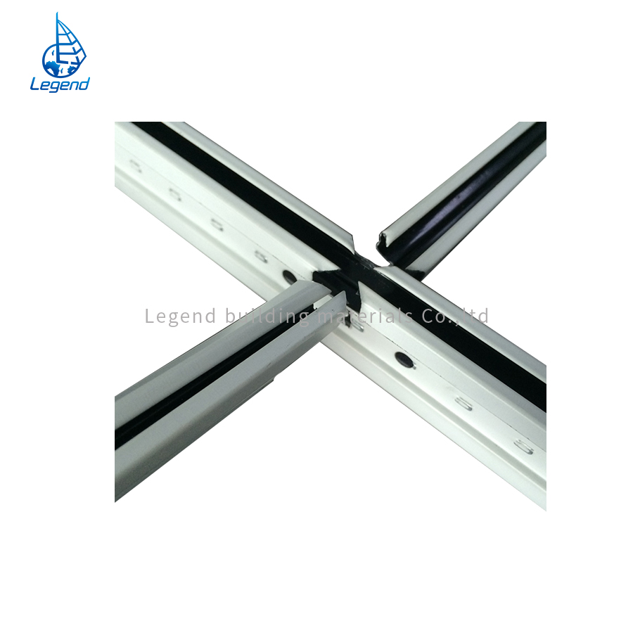 Manufacturer Light Keel Structure Construction 3D Grooved Tee Grid Baking Finish Channel