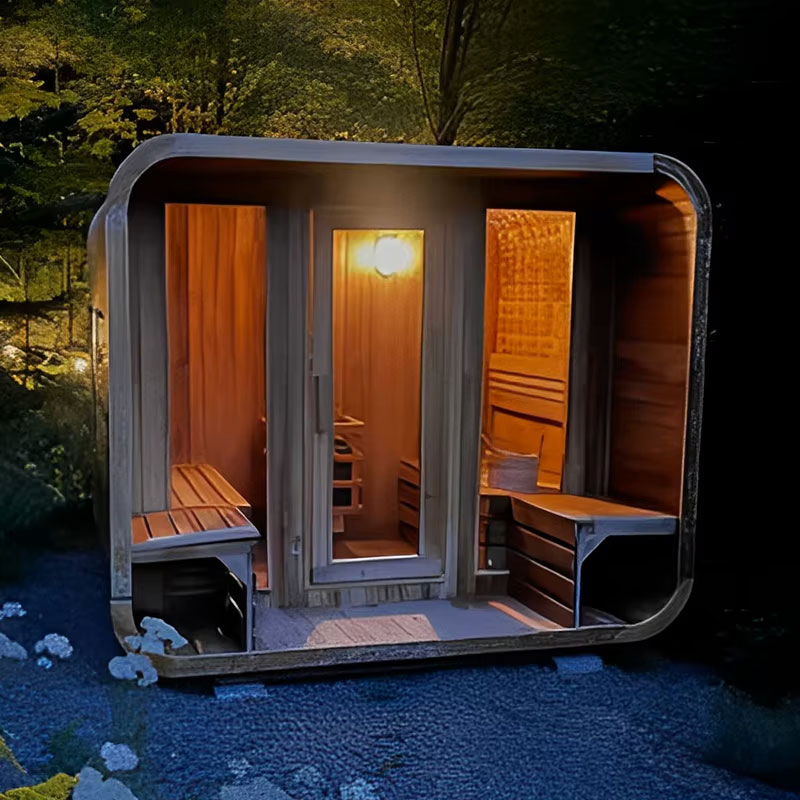 Инфракрасная сауна Boda Cedar для улицы с дровяной печью