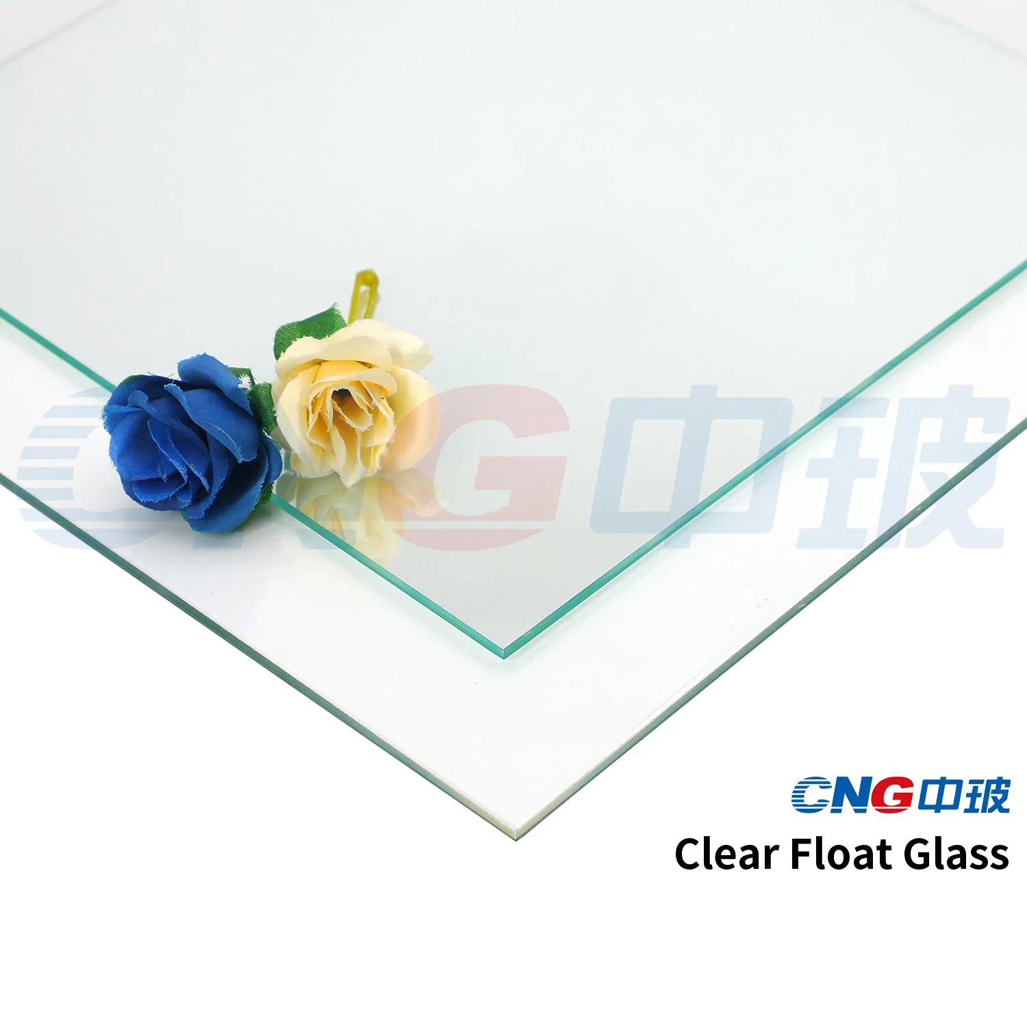 4mm Tinted Float Glass with Green, Blue, Grey, Bronze, Clear Colors
