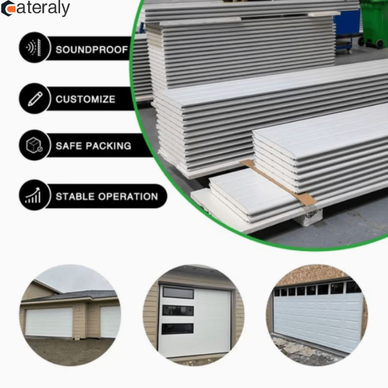 Factory Wholesale Premium Polyurethane Garage Safety Panels for Ultimate Protection Garage Door Panel Sectional Door Panel