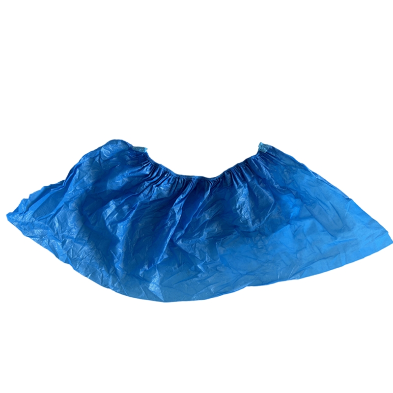 Disposable Plastic Waterproof CPE Shoe Cover Anti Slip Protective Shoecover