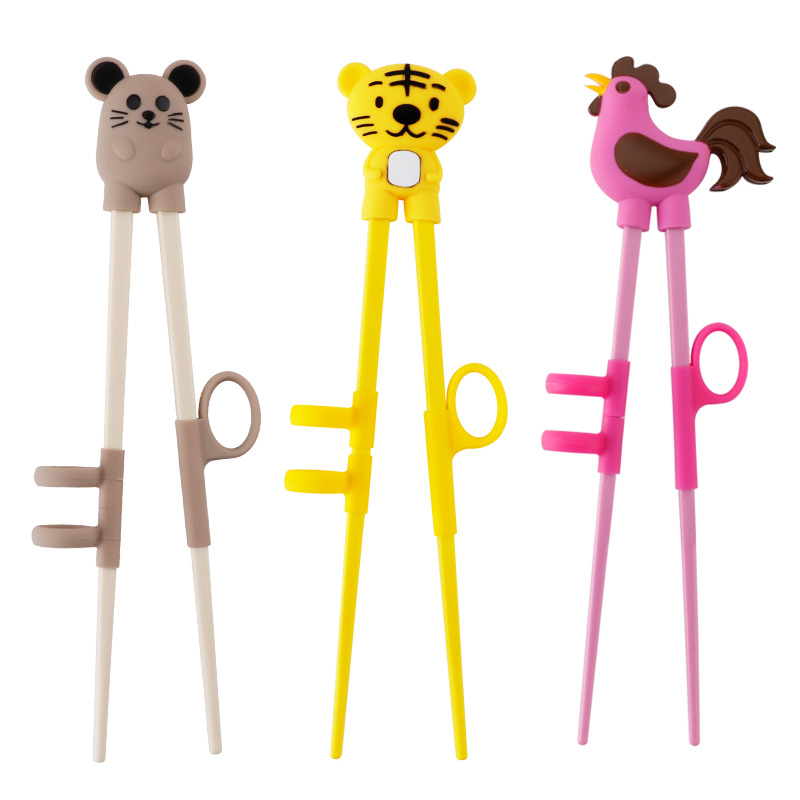 Wholesale OEM Customized Attachable Learning Helper Children's Training Silicone Chopsticks Rest