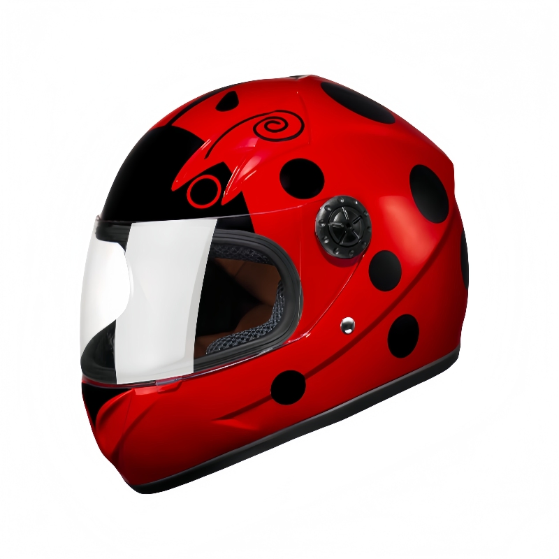 Детский мотошлем модульный SCB с двойным козырьком