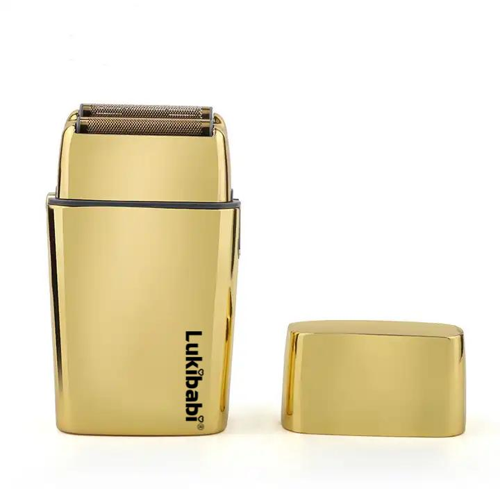 Wholesale 2 Head Reciprocating Metal Body Men Foil Cutter Shaver Waterproof Professional Barber Electric Shaver