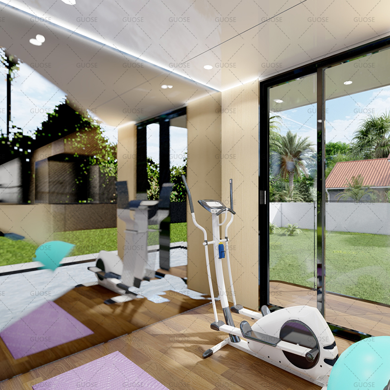 20 FT New Luxury Modern Prefabricated Modular Mobile Living Portable Home Removable Micro-Prefabricated Container Home Prefabricated House