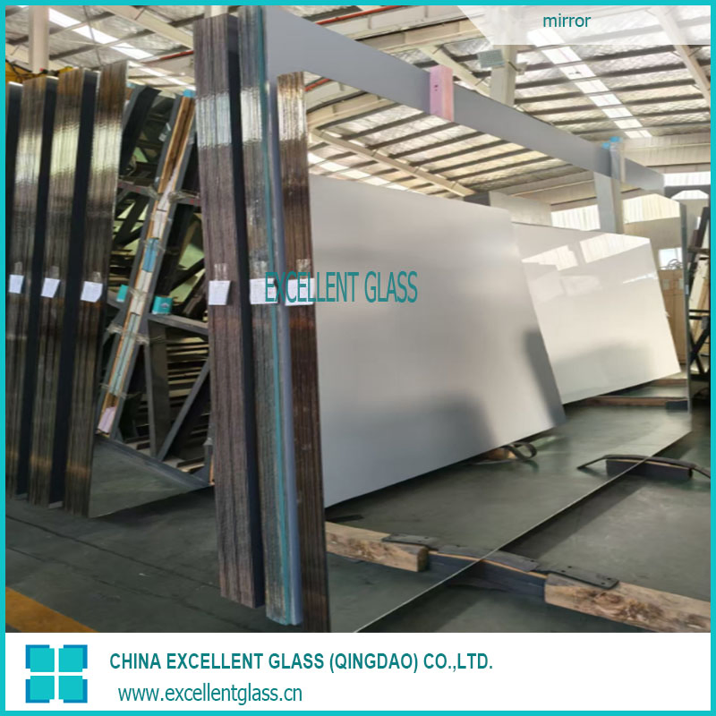 Safety Epoxy Mirror/Super White Mirror/Bedroom Mirrors/Tempered Mirror/Bathroom Mirror/Laminated Mirror/Black Mirror/Safety Gray Mirror