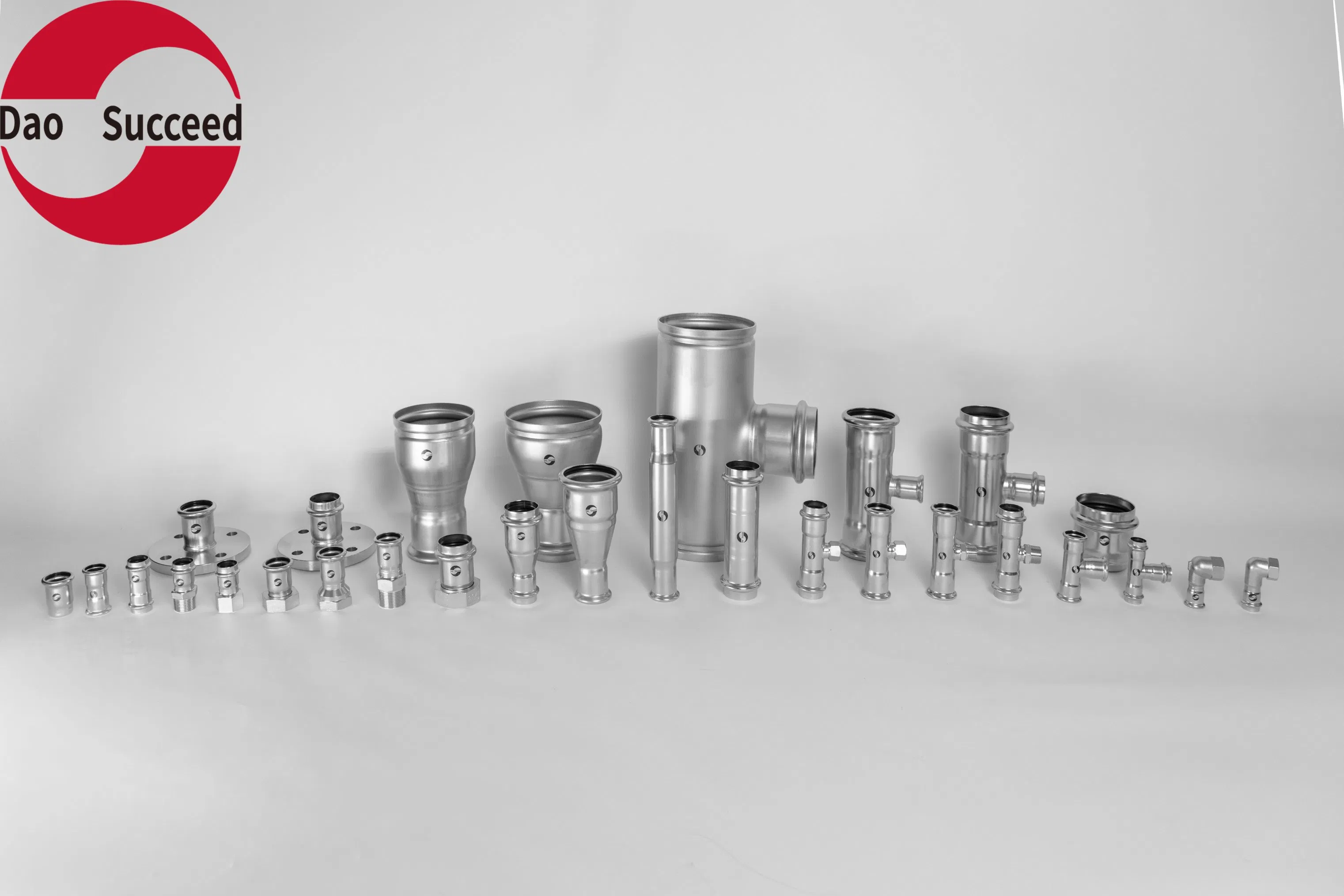 108mm V Profile Plumbing Fittings Equal Cross Stainless Steel