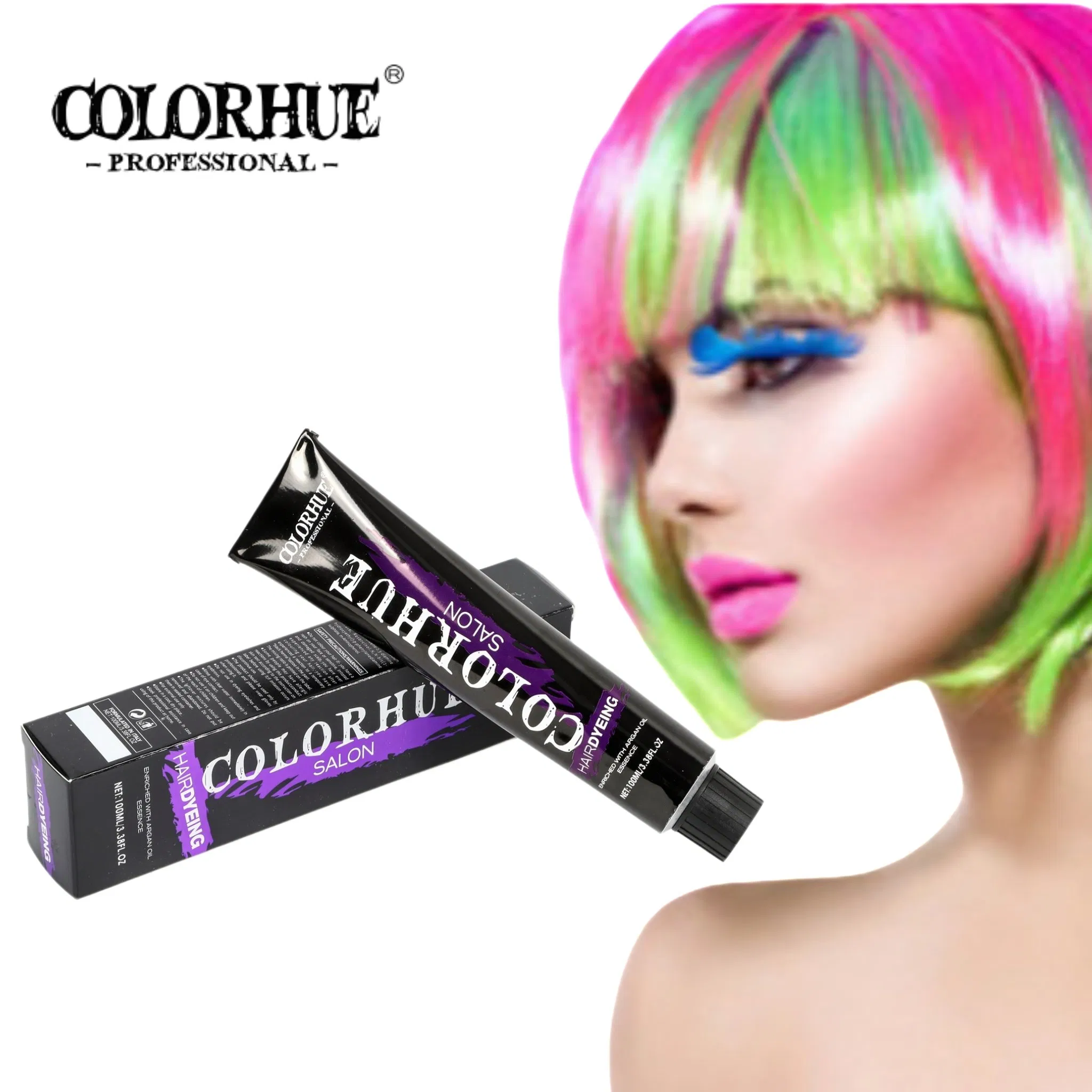 Best Hot Sale Purestyle 69 Colors Hair Dye Cream Colorhue Dye Cream