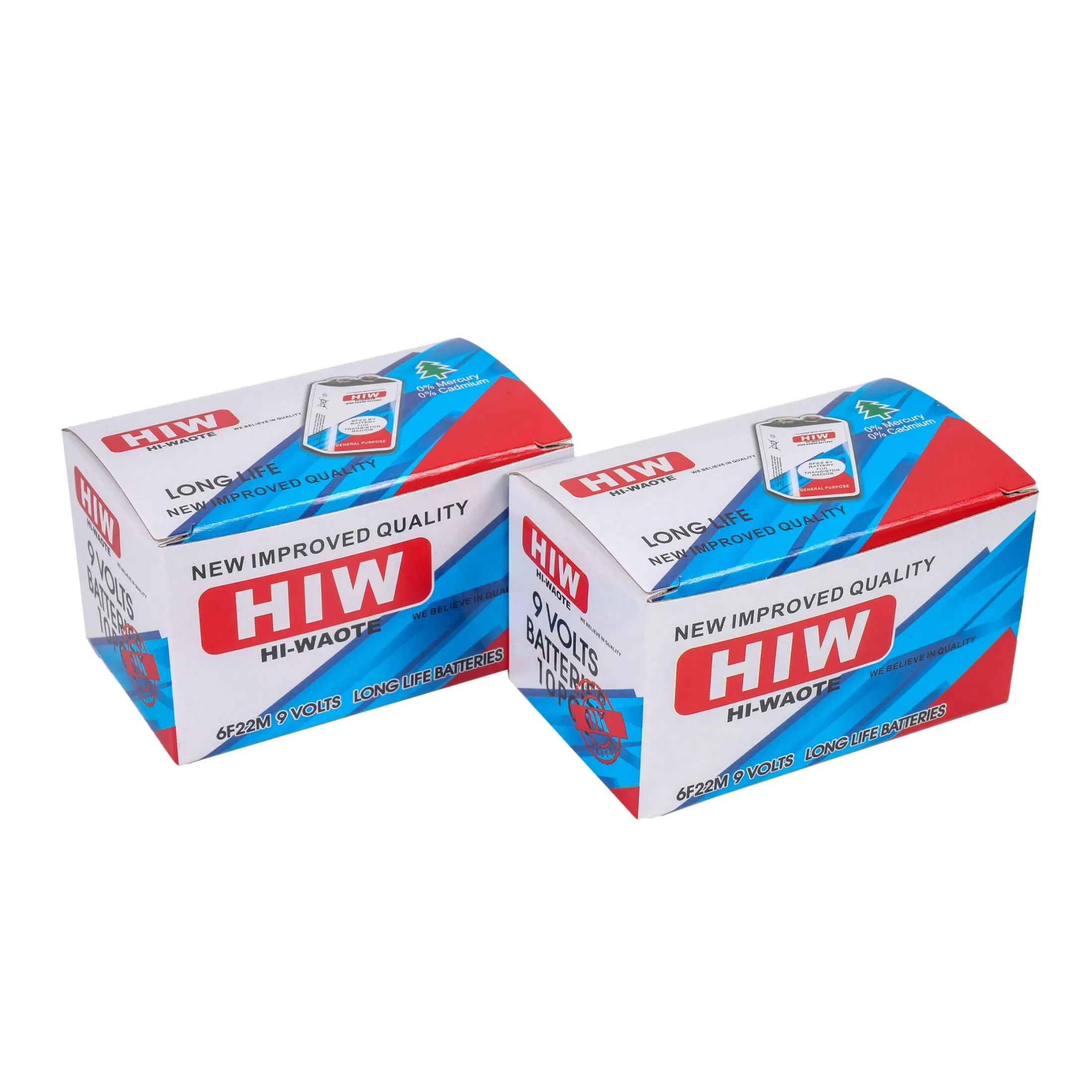 Батарейка 9V цинковая угольная Hiw