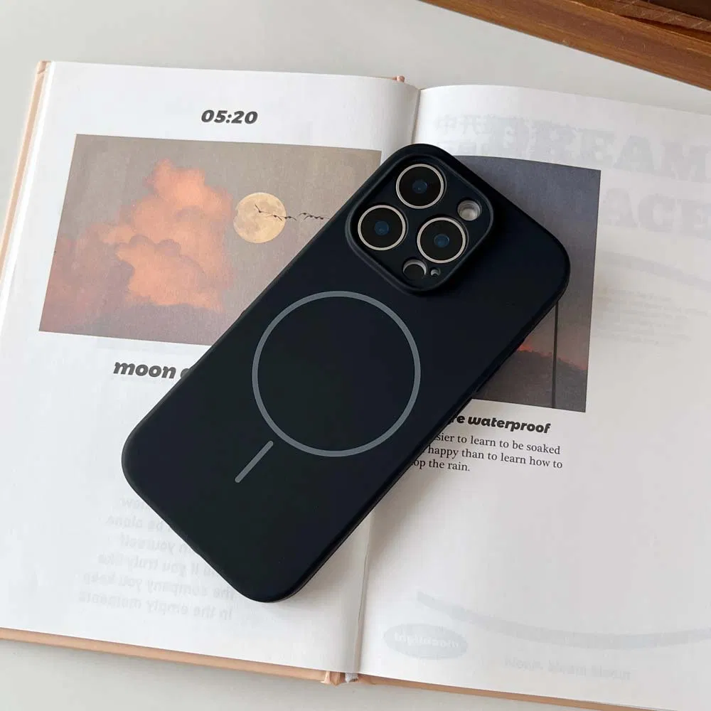 Чехол для iPhone 14-17 из жидкого силикона, макарон