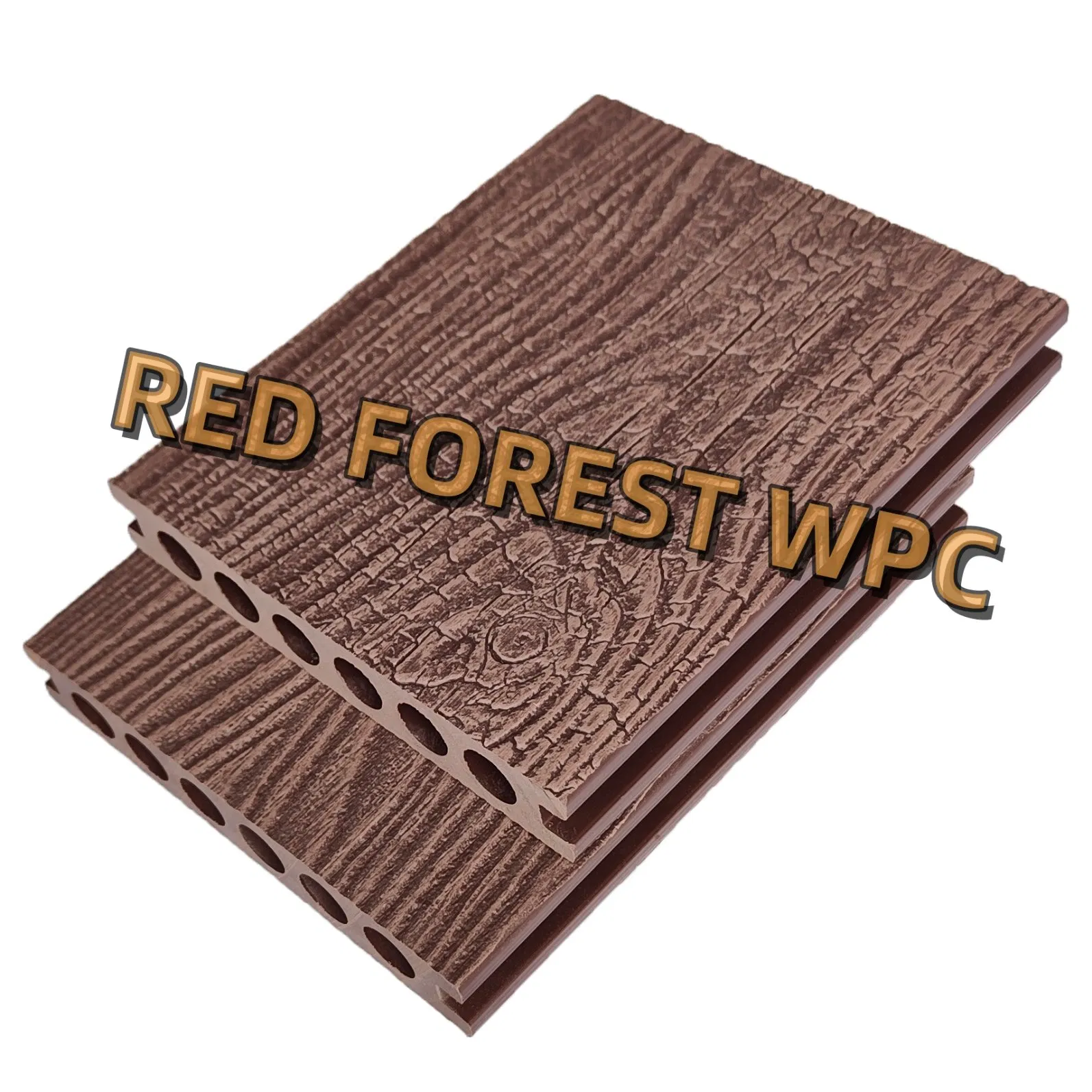 Premium Waterproof WPC Wood Plastic Composite WPC Flooring Decking for Exterior Garden Terrace Extreme Weather