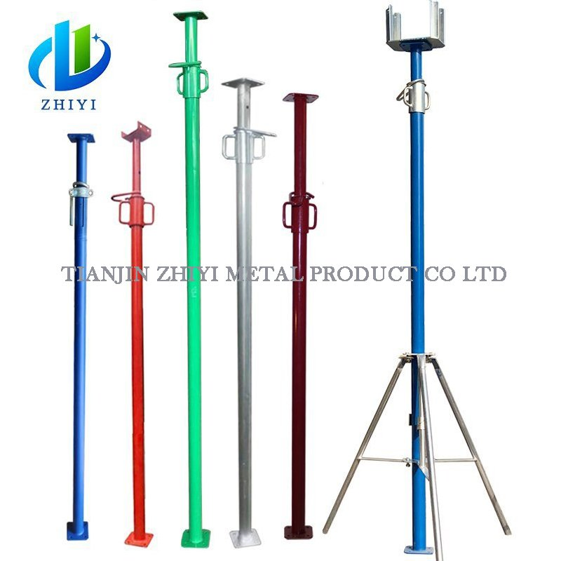 Building Metal Powder Coated Adjustable Steel Scaffolding Prop