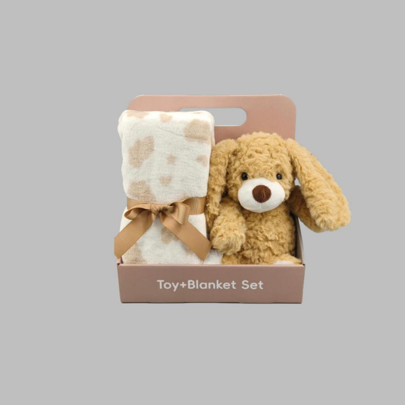 Wholesale Animal Toys with Blanket Cozy Plush Baby Security Blanket Loveys for Baby Girls Boys Animal Face