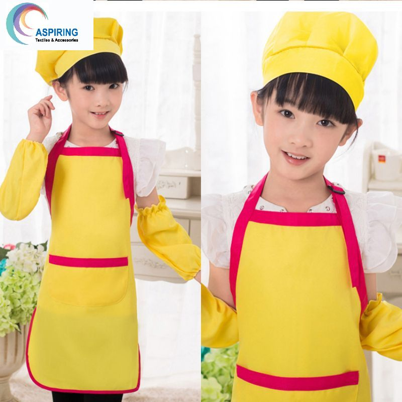 Kids Aprons and Chef Hats, Kids Cooking Apron Set