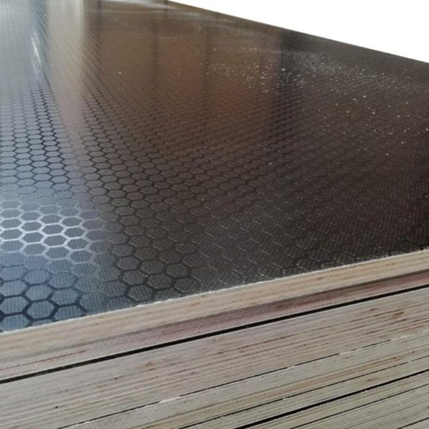 Full Birch/Poplar Wire Mesh Film Faced Plywood Anti Slip Film Facd Plywood