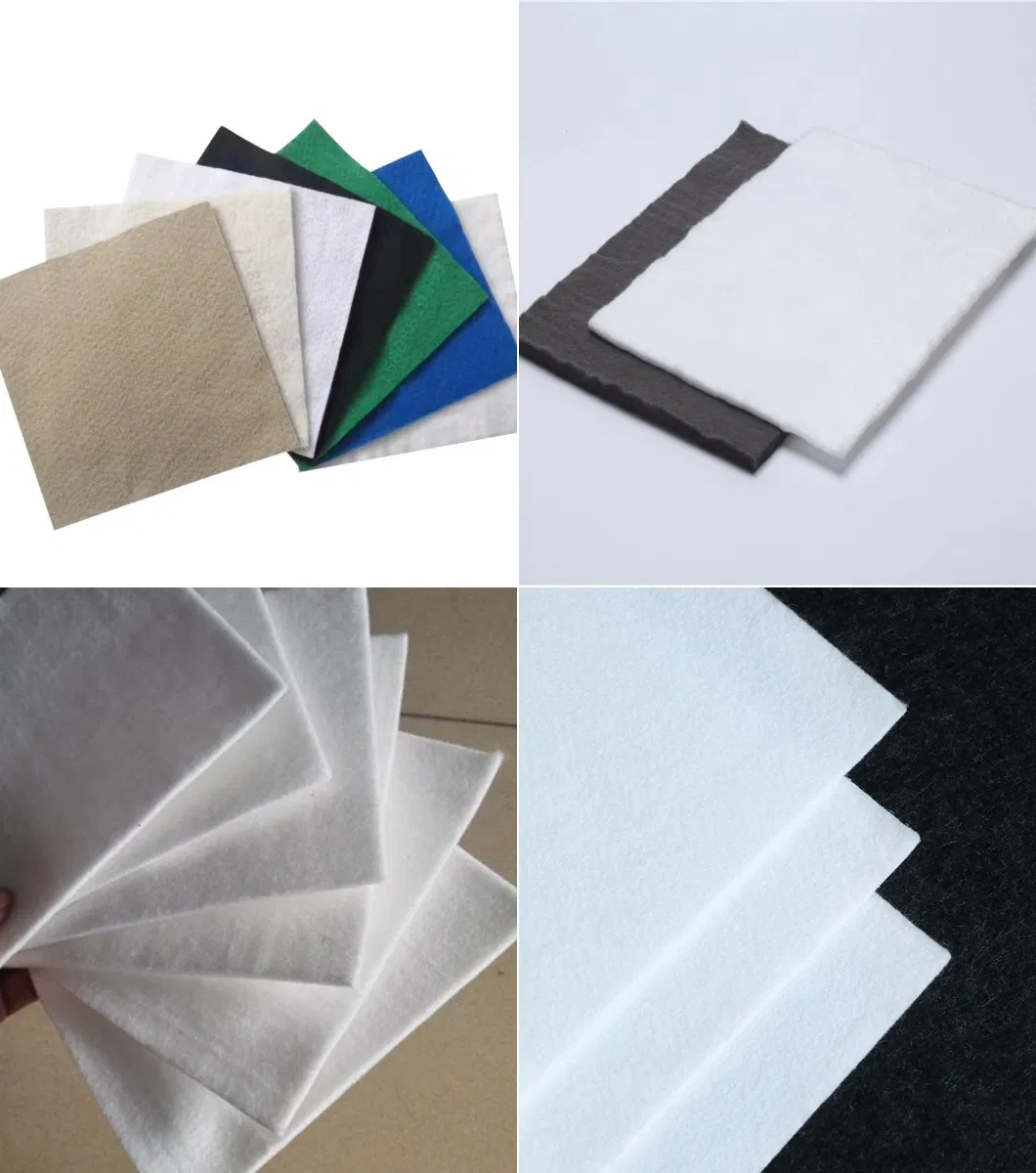 Construction Material/Nonwoven Fabric/Non Woven Fabric/Nonwoven Geotextile/Black Nonwoven Fabric
