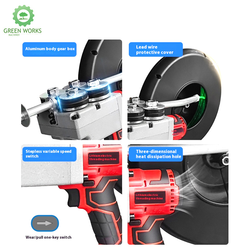 Custom Electric Automatic Wire Pipe Threading Machine for Your Wire Puller Tool Needs