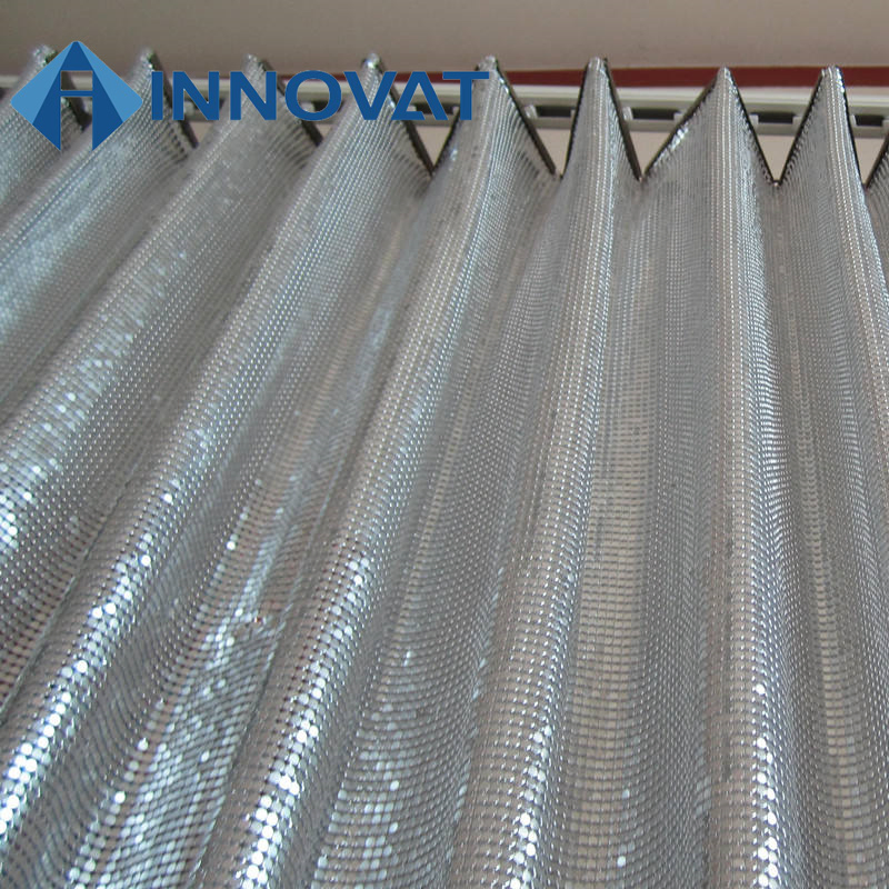 Decorative Metal Sequin Fabric/ Metal Mesh Curtain /Window Curtain/Aluminum Flake Curtain