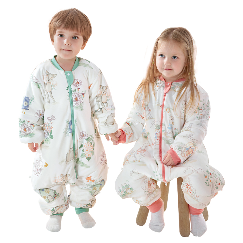 2025 New Launched Infant Soft Sleeping Bag Detachable Sleeve Baby Sleep Sack