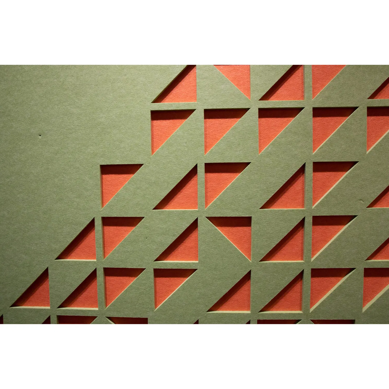 Grooved Polyester Soundproof Pet Wall Panels Carved Pet Acoustic Panels