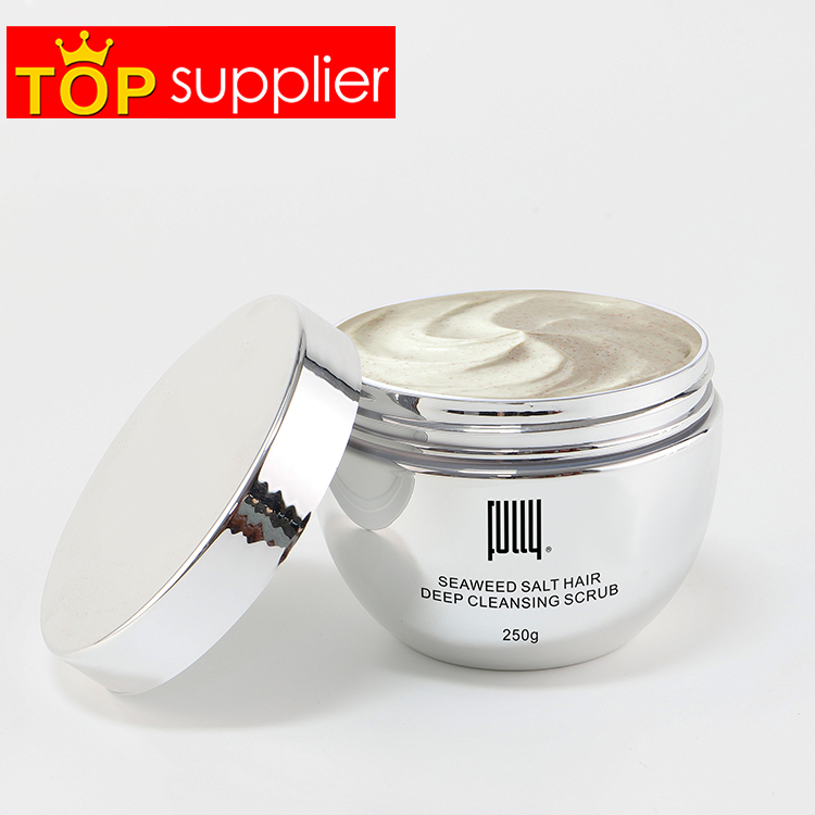 OEM Manufacturer Labels Fully Seaweed Salt Hair Deep Cleansing Scrub Hair Cleaning Shampoo