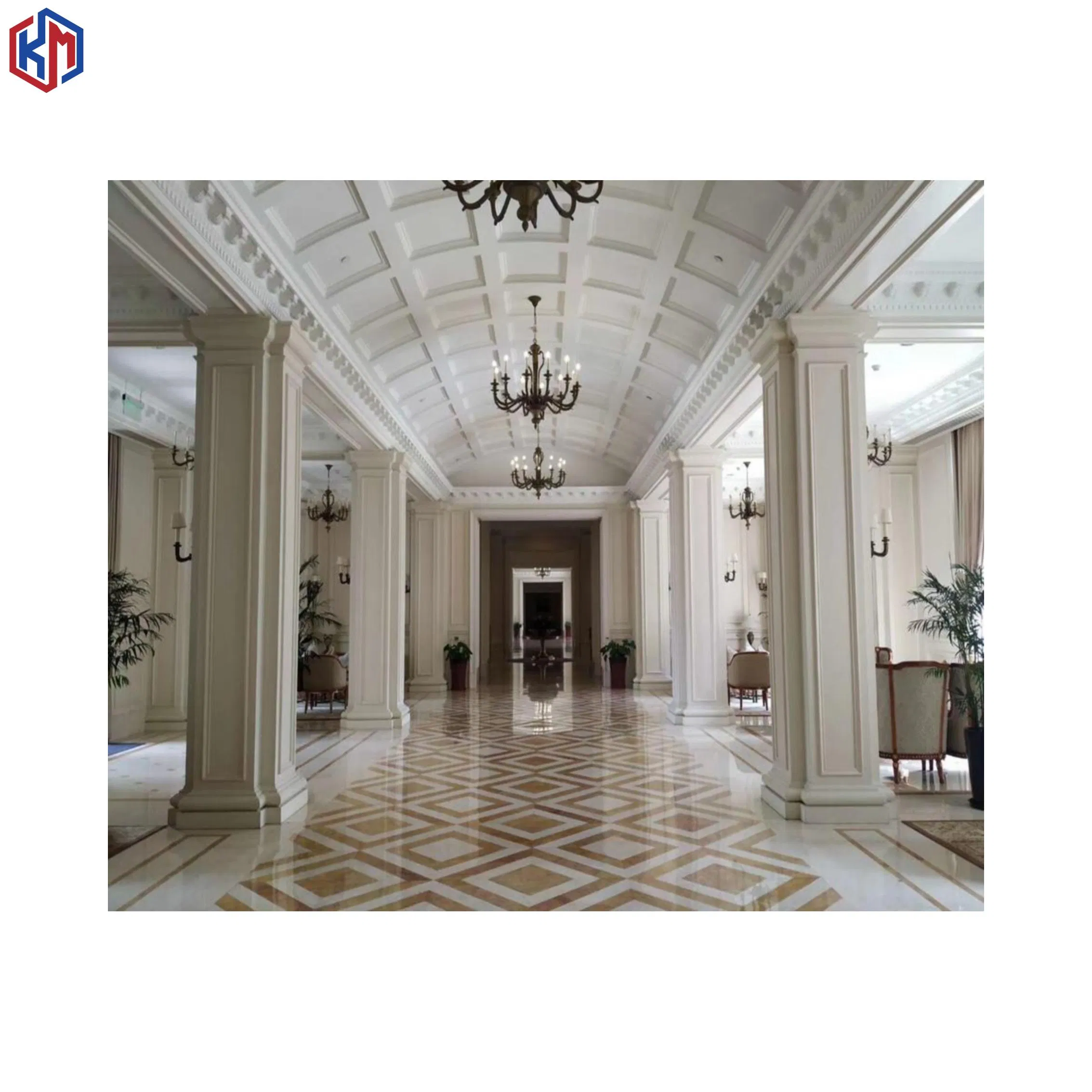 Fire Proof Hotel Ceiling Decoration Fiberglass Reinforced Grg Dome