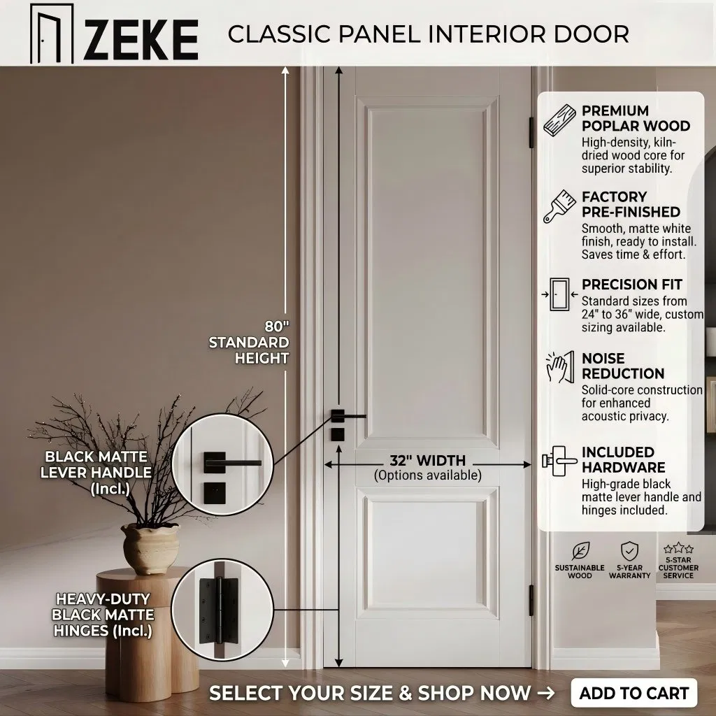 Wholesale Modern Flush Panel Solid Wood WPC PVC MDF Wood Bedroom Soundproof Wooden Interior Room Door for House