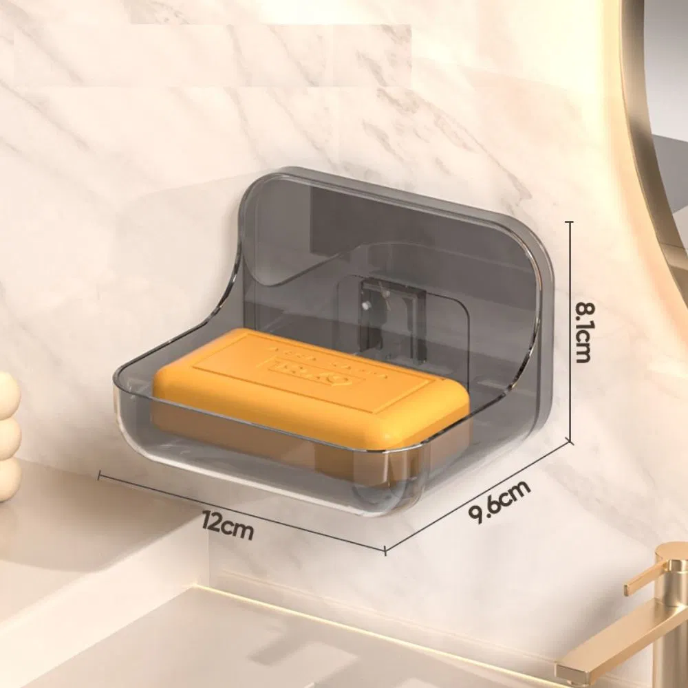 Мыльница настенная с двойным слоем и сильным присосом