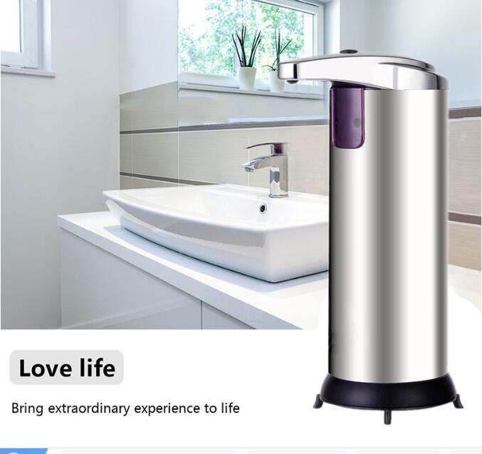 Stainless Steel 304 Automatic Soap Dispenser Shower Hands-Free Infrared Sensor Soap Machine