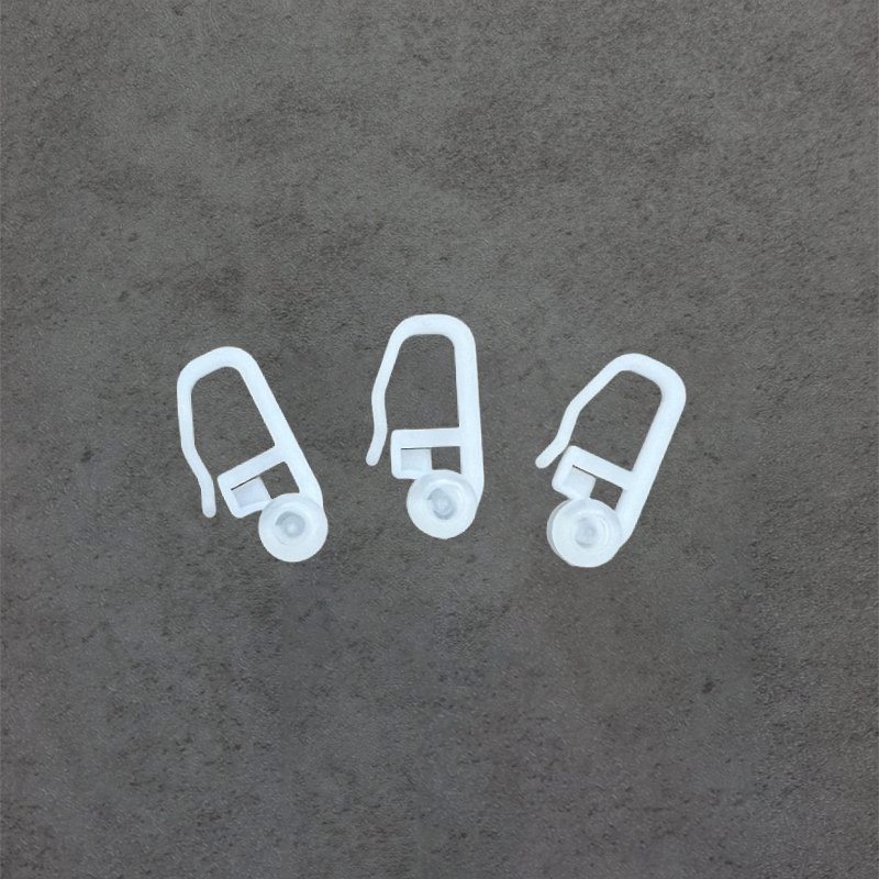 Wholesale High Quality Plastic Ripple Fold Curtain Track Runner Hooks