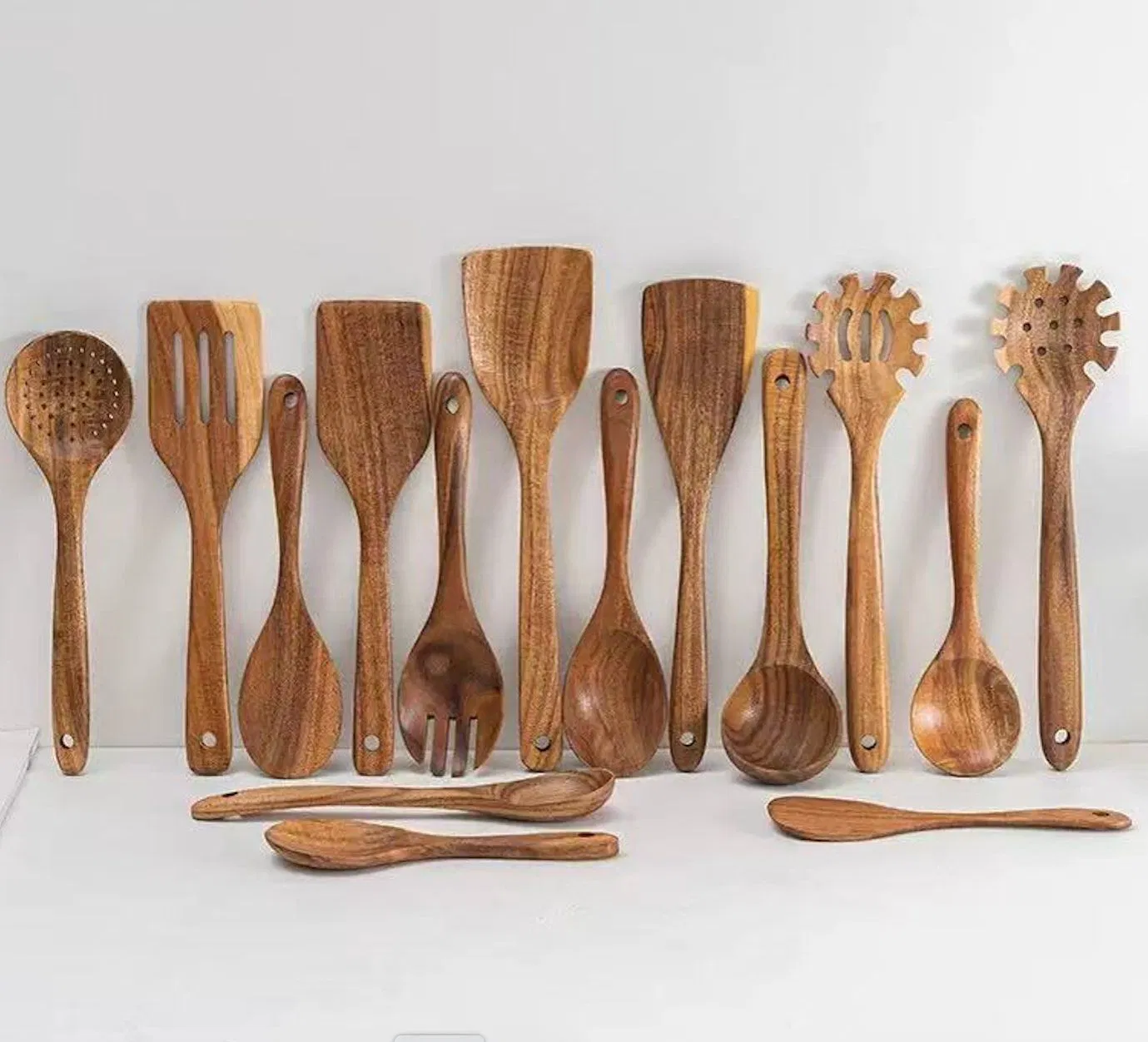 Eco-Friendly Reusable Travel Bamboo Cutlery Sets for Picnic