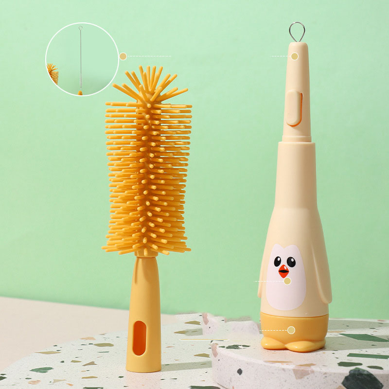 Factory Direct Sale Customizable Easy Store Universal Water Cup Cleaning Baby Straw Pacifier Bottle Brush