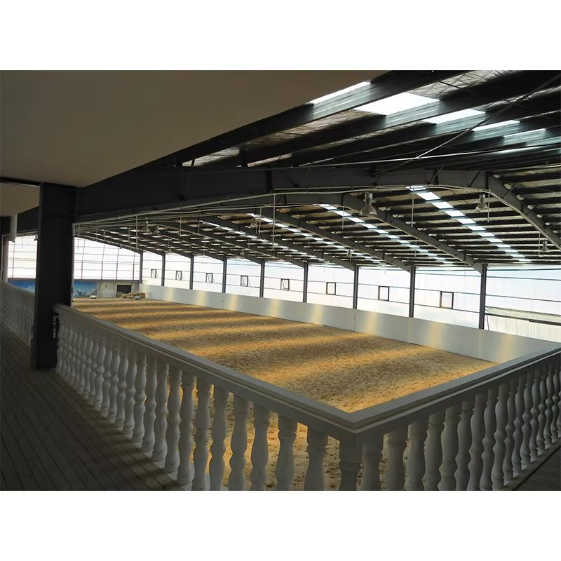 Light Metal Construction Prefab Steel Structure Shed Building Prefabricated Farmhouse Pole Barn Kits Stable Stall Horse Arena