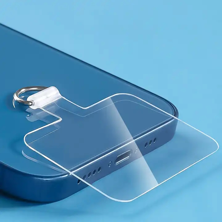 Universal Transparent Phone Holder Gasket Tab with Custom Logo Lanyard