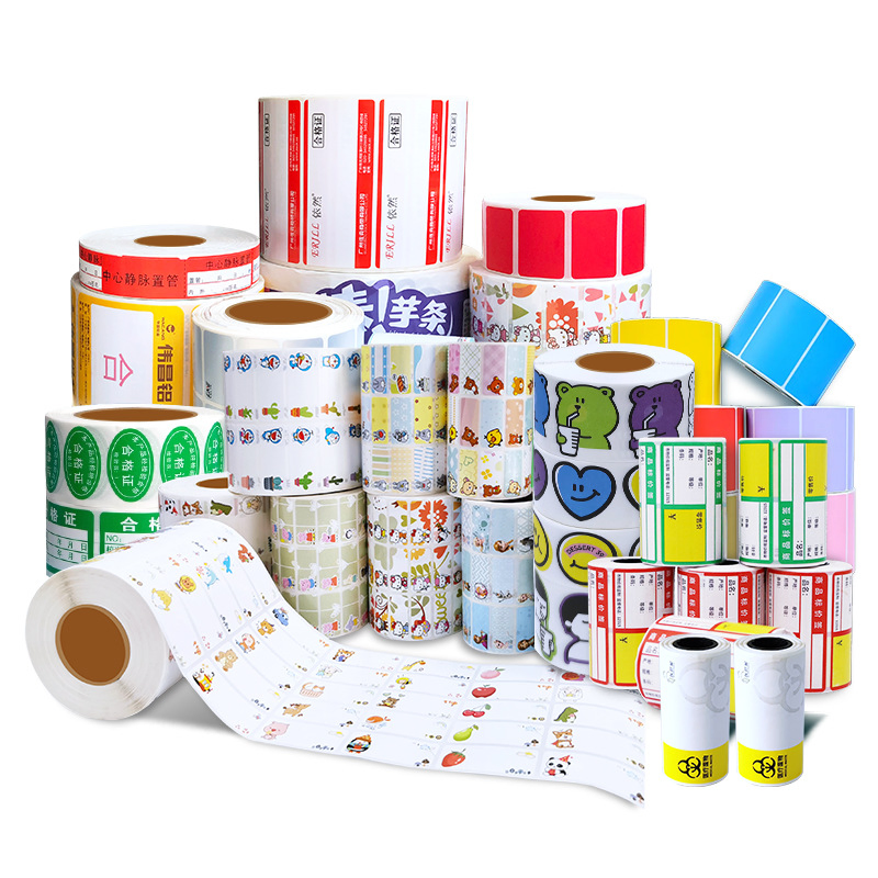 Customized All Kinds of Self-Adhesive Labels, PVC Stickers, Coated Paper Labels, Roll Stickers, Special-Shaped Labels, Three-Dimensional Labels