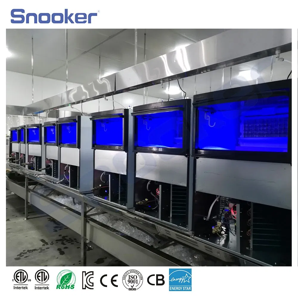 High Quality Snooker 225kg/Day Modern Factory Automatic Commercial Ice Maker Machine for Restaurant