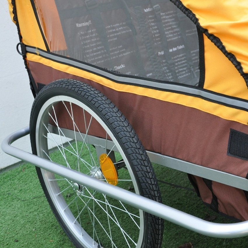China Babi Trailer Steel Bicycle for Bike Trailer Kids Bicicled Trailer
