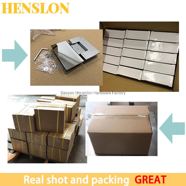 Bathroom Frameless Brass Zinc Alloy Stainless Steel Glass Shower Hinge 7603
