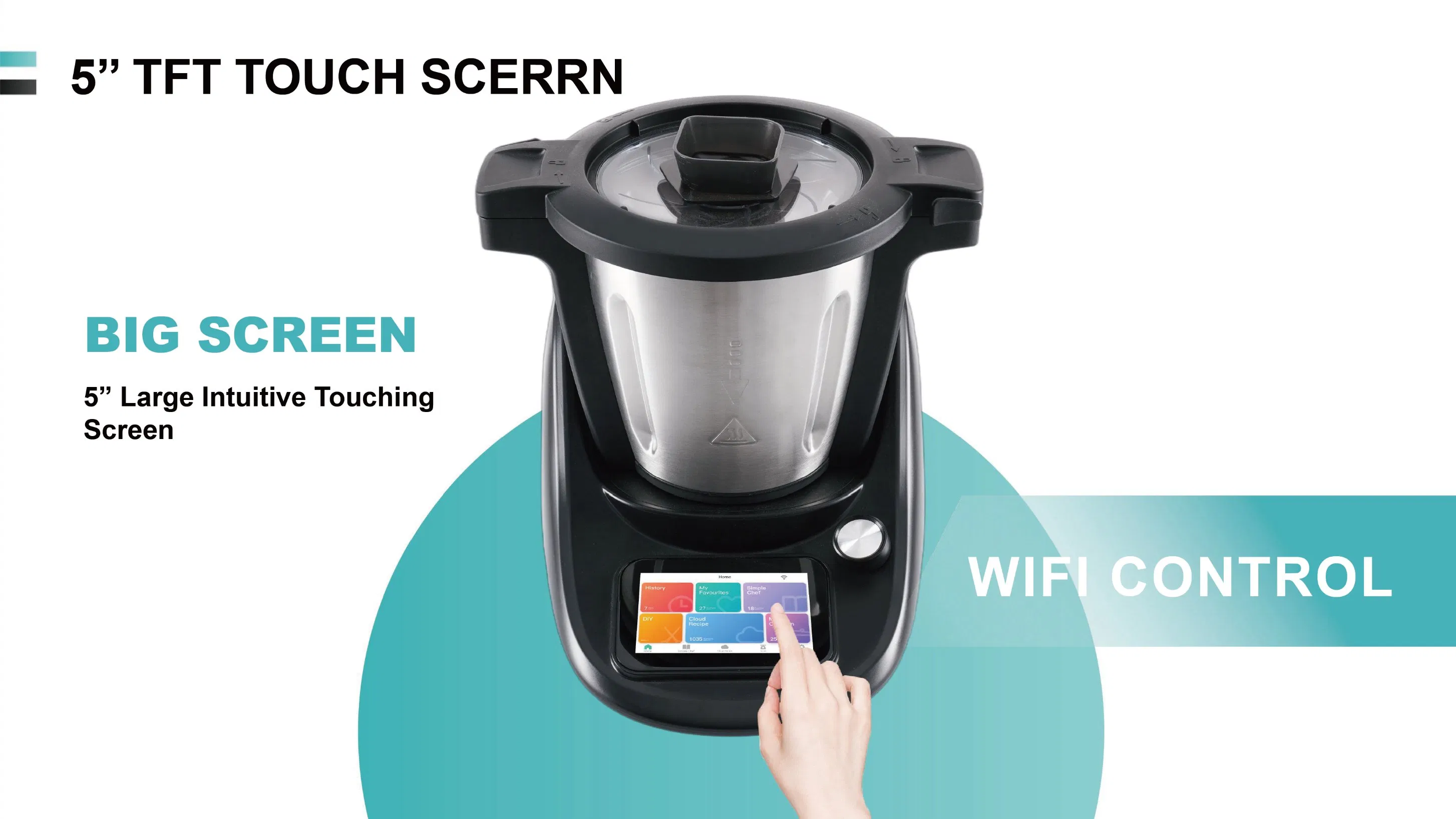 Food Blender Multifunctional Food Processor Peeler Kitchen Appliance Intelligent Kitchen Helper