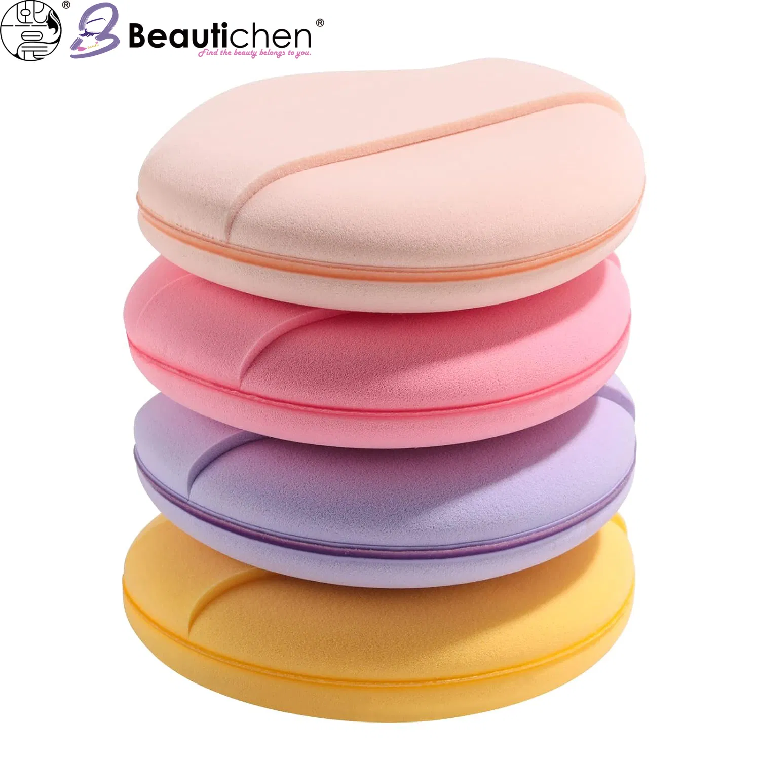 Beautichen Round Makeup Sponge – Soft, Smooth & Bouncy Blender for Flawless Application